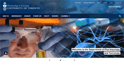 Desktop Screenshot of pharmtox.utoronto.ca
