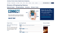 Desktop Screenshot of engsci.utoronto.ca