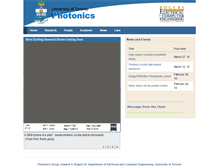 Tablet Screenshot of photonics.light.utoronto.ca