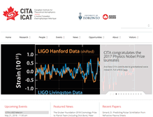 Tablet Screenshot of cita.utoronto.ca