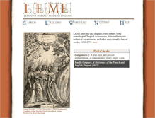 Tablet Screenshot of leme.library.utoronto.ca