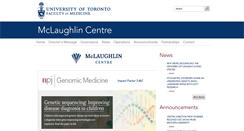 Desktop Screenshot of mclaughlin.utoronto.ca