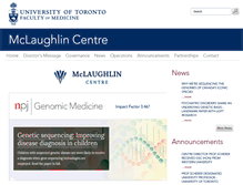 Tablet Screenshot of mclaughlin.utoronto.ca