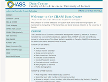 Tablet Screenshot of dc.chass.utoronto.ca