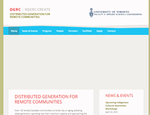 Tablet Screenshot of dgrc.mie.utoronto.ca