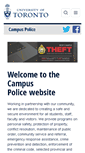 Mobile Screenshot of campuspolice.utoronto.ca