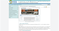 Desktop Screenshot of chass.utoronto.ca