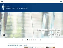 Tablet Screenshot of gim.utoronto.ca