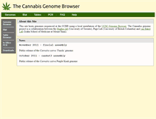 Tablet Screenshot of genome.ccbr.utoronto.ca
