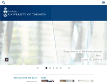 Tablet Screenshot of hematology.utoronto.ca