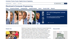 Desktop Screenshot of ece.utoronto.ca