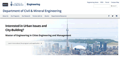 Desktop Screenshot of civil.engineering.utoronto.ca