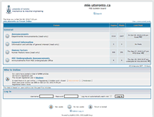 Tablet Screenshot of board.mie.utoronto.ca