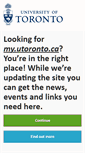 Mobile Screenshot of my.utoronto.ca