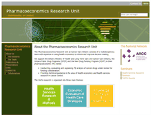 Tablet Screenshot of healtheconomics.utoronto.ca