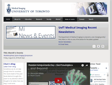 Tablet Screenshot of medical-imaging.utoronto.ca