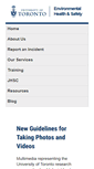 Mobile Screenshot of ehs.utoronto.ca