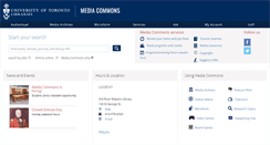 Desktop Screenshot of mediacommons.library.utoronto.ca