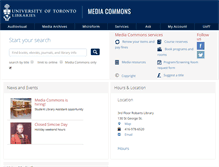 Tablet Screenshot of mediacommons.library.utoronto.ca