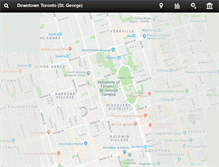 Tablet Screenshot of map.utoronto.ca