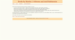 Desktop Screenshot of books.osborne.economics.utoronto.ca