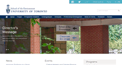 Desktop Screenshot of environment.utoronto.ca