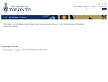 Tablet Screenshot of aboriginal.utoronto.ca