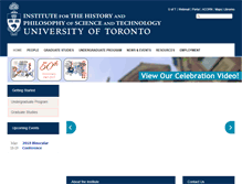 Tablet Screenshot of hps.utoronto.ca