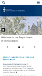 Mobile Screenshot of immunology.utoronto.ca