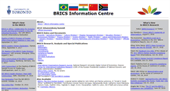 Desktop Screenshot of brics.utoronto.ca