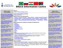 Tablet Screenshot of brics.utoronto.ca