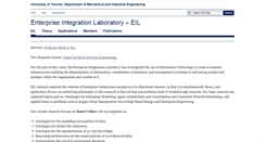 Desktop Screenshot of eil.utoronto.ca