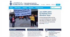 Desktop Screenshot of icdr.utoronto.ca