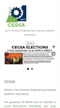 Mobile Screenshot of cegsa.chem-eng.utoronto.ca