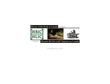 Tablet Screenshot of hbic.library.utoronto.ca
