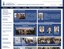 Tablet Screenshot of neuroscience.utoronto.ca