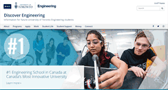 Desktop Screenshot of discover.engineering.utoronto.ca