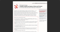 Desktop Screenshot of iehpcanada.utoronto.ca