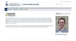 Desktop Screenshot of imedia.mie.utoronto.ca