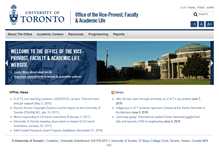 Tablet Screenshot of faculty.utoronto.ca