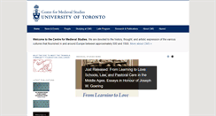 Desktop Screenshot of medieval.utoronto.ca