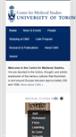 Mobile Screenshot of medieval.utoronto.ca