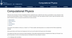 Desktop Screenshot of compwiki.physics.utoronto.ca