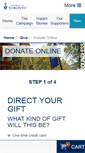Mobile Screenshot of donate.utoronto.ca