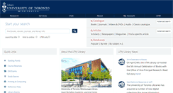 Desktop Screenshot of library.utm.utoronto.ca