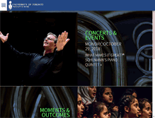 Tablet Screenshot of music.utoronto.ca