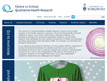 Tablet Screenshot of ccqhr.utoronto.ca