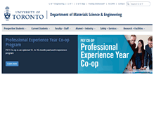 Tablet Screenshot of mse.utoronto.ca