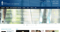 Desktop Screenshot of deptmedicine.utoronto.ca