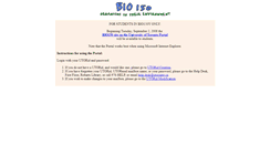Desktop Screenshot of bio150.chass.utoronto.ca